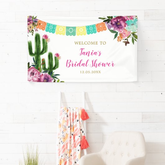 メキシコカラフルのタコの愛の大きなバナー 横断幕 (インサイチュ)