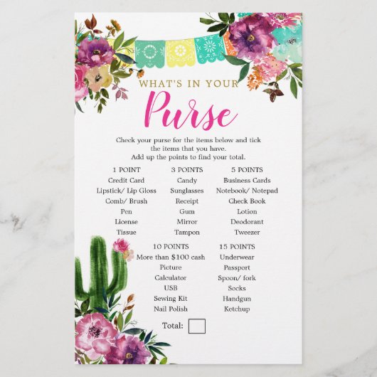 メキシコカラフルのタコスが恋の財布ゲーム (正面)