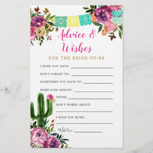 メキシコカラフルタコの愛のアドバイスと願い (正面)