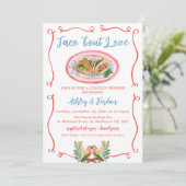 メキシコカラフルタコ「恋カップルのシャワーを浴びる 招待状 (スタンド正面)