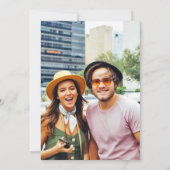 メキシコカラフルタコ「恋カップルのシャワーを浴びる 招待状 (裏面)