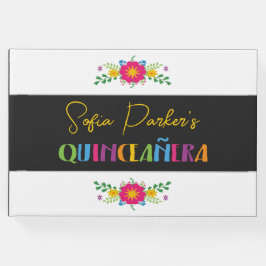 メキシコカラフルフィエスタキンセニェラフローラ ゲストブック