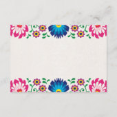 メキシコカラフルフィエスタフローラ結婚植物薬 エンクロージャーカード (裏面)