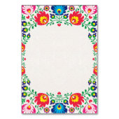 メキシコカラフルフィエスタフローラ結婚植物薬 テーブルナンバー (裏面)