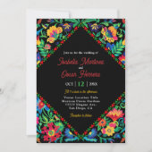 メキシコカラフルフィエスタ結婚式招待状 招待状 (正面)