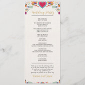 メキシコカラフルフィエスタ花結婚植物園 プログラム (裏面)