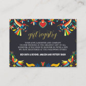 メキシコカラフルンコデマヨフィエスタ結婚ズ エンクロージャーカード (正面)