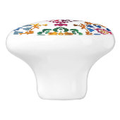 メキシコカラフルンスタータイル セラミックノブ (側面)