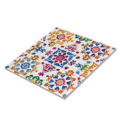 メキシコカラフルンスタータイル タイル (側面)