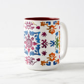 メキシコカラフルンスタータイル ツートーンマグカップ (正面右)