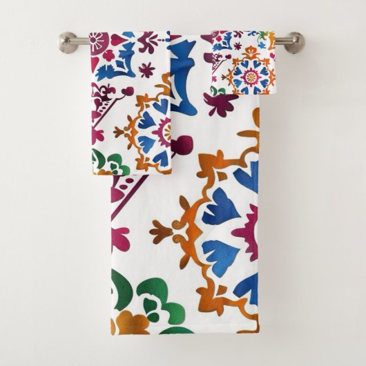 メキシコカラフルンスタータイル バスタオルセット (インサイチュ)