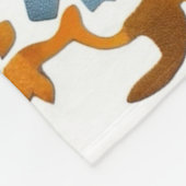 メキシコカラフルンスタータイル フリースブランケット (角)