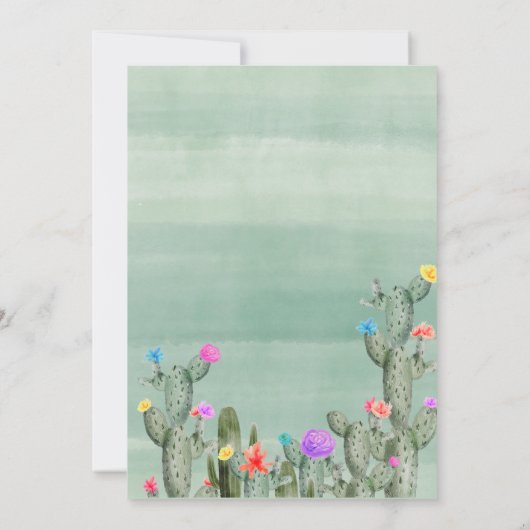 メキシコカラフルンタコベビーの赤ちゃんシャワー 招待状