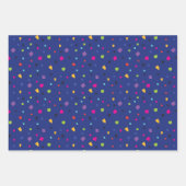 メキシコカラフルンフィエスタパターン ラッピングペーパーシート (正面2)