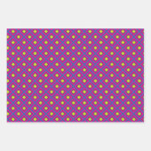 メキシコカラフルンフィエスタパターン ラッピングペーパーシート (正面)