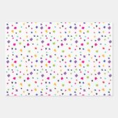 メキシコカラフルンフィエスタパターン ラッピングペーパーシート (正面2)