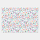 メキシコカラフルンフィエスタパターン ラッピングペーパーシート (正面)