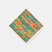 メキシコカラフルンフィエスタパーティー スタンダードカクテルナプキン (角)