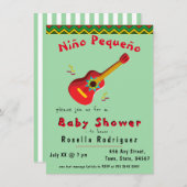 メキシコカラフルンフィエスタボーイベビーシャワー招待状 招待状 (正面/裏面)