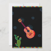 メキシコカラフルンフィエスタ誕生日 招待状 (裏面)