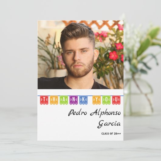 メキシコカラフルンフィエスタ2024卒業パーティー サンキューカード (スタンド正面)