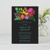 メキシコカラフルンフローラ花嫁昼食会 招待状 (スタンド正面)