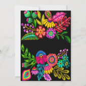 メキシコカラフルンフローラ花嫁昼食会 招待状 (裏面)