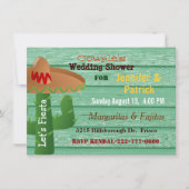 メキシコカラフル·フィエスタ·カップルズ·ウェディングシャワー 招待状 (正面)