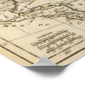 メキシコカリブのン湾 ポスター (角)