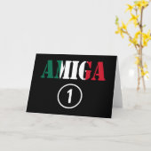 メキシコガールフレンド: Amiga Numero Uno カード (黄色い花)