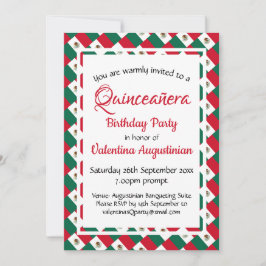 メキシコキンセアニラ誕生日 パーソナライズされた 招待状