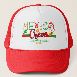 メキシコクルークルーズトラベルトリップバケーションマッチング キャップ
