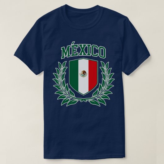 メキシコクレストコート・オブ・アームズ Tシャツ (デザイン正面)