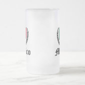 メキシコクレスト フロストグラスビールジョッキ (中央)