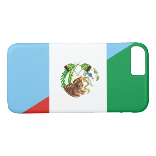 メキシコグアテマラの半分の旗の国の記号 Case-Mate iPhoneケース (裏面(横))