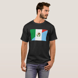 メキシコグアテマラの半分の旗の国の記号 Tシャツ