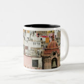 メキシコグアナフアト州グアナフアトテンプロ·デ2 ツートーンマグカップ (正面右)