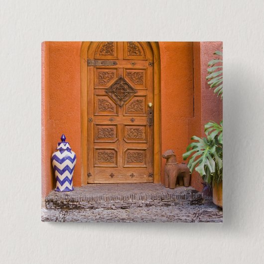 メキシコグアナフアト州サンミゲルカーサデラ 缶バッジ (正面)