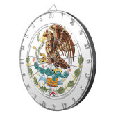 メキシココートオブアームズフラッグダーツボード ダーツボード (正面右)