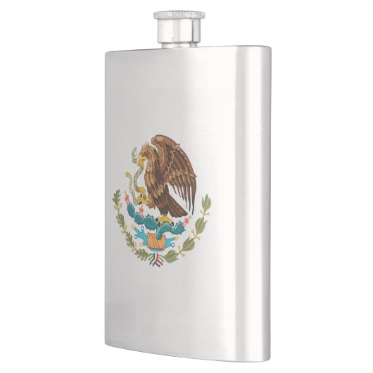 メキシココートオブアームズ – メキシコ国旗 フラスク (左)