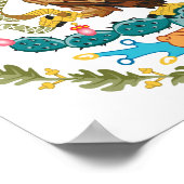 メキシココートオブアームズ – メキシコ国旗 ポスター (角)