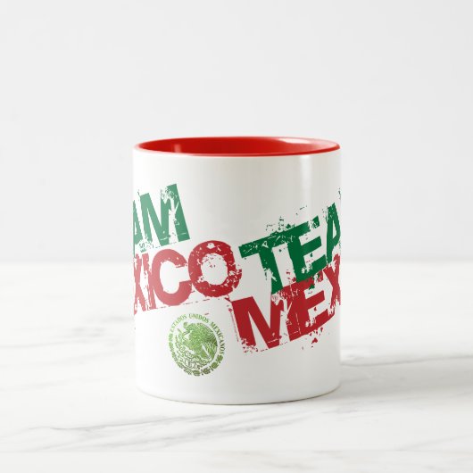 メキシココーヒーマグ-タザデカフェメキシカーノ ツートーンマグカップ (中央)