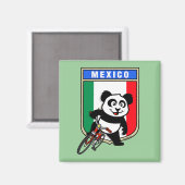 メキシコサイクリングパンダ マグネット (正面/裏面)