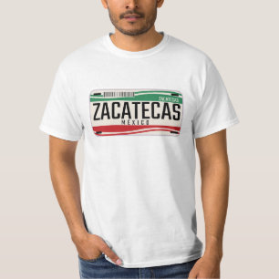 メキシコサカテカスシティリスンスプレート Tシャツ