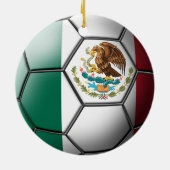 メキシコサッカーのオーナメント セラミックオーナメント (裏面)