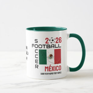メキシコサッカーカスタムサッカー2026年いつでも マグカップ