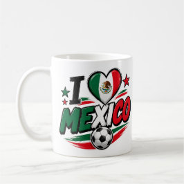 メキシコサッカーファンマグ | メキシコの誇り フットボール コーヒーマグカップ