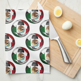 メキシコサッカーボール キッチンタオル