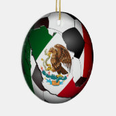 メキシコサッカーボール セラミックオーナメント (右)