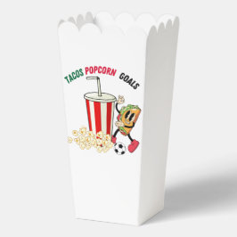 メキシコサッカー タコス ポップコーン パーティーファバー ボックス
